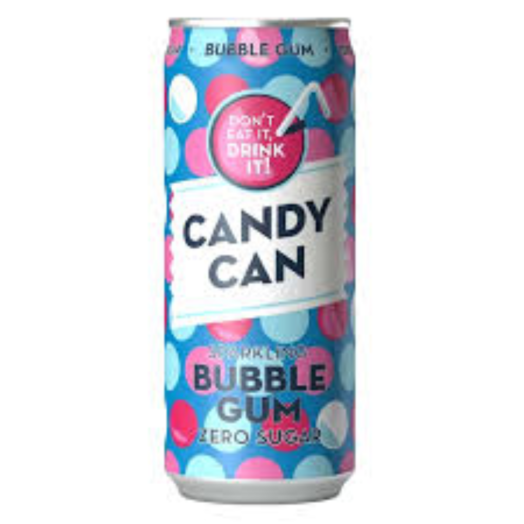 CANDY CAN BUBBLE GUM SPARKLING 330ML